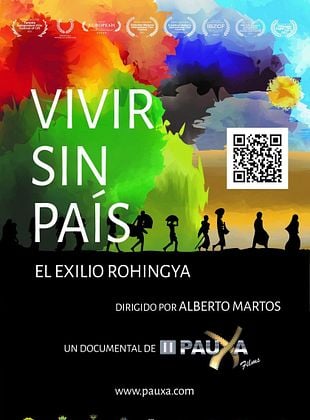 Cartel de  Vivir sin país. El exilio rohingya