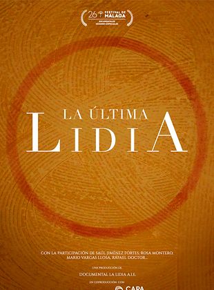 Cartel de La última lidia