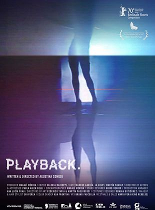 Cartel de Playback. Ensayo de una despedida