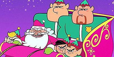 Cartel de Halloween v Christmas