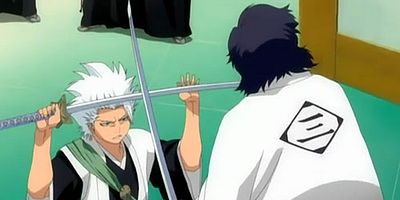 Cartel de Koori to honoo! Amagai VS Hitsugaya no gekitou