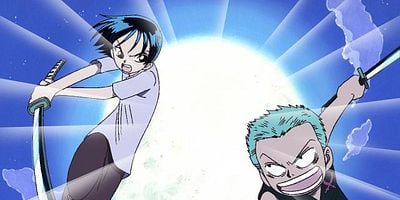 Cartel de Santōryū no kako ! Zoro to Kuina no chikai !