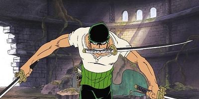 Cartel de Haikyo no kettō ! Kinpaku no Zoro tai Erik !