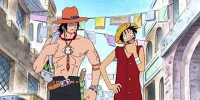 Cartel de Ace to Luffy ! Atsuki omoi to kyōdai no kizuna.