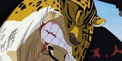 Cartel de Senritsu no kako ! Yami no seigi to Rob Lucci