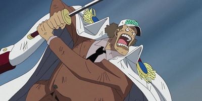 Cartel de Ēsu Kyūshutsu! Shirohige Saigo no Senchō Meirei!