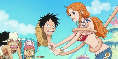 Cartel de Tsui ni Shukkō! Sayonara Gyojin-tō