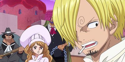 Cartel de Kēki Chinbotsu!? Sanji to Bejji Tōbō-sen