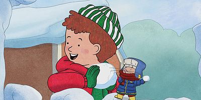 Cartel de Sledding Adventure/Snowy Sleepover