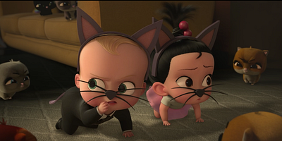 Cartel de En la boca de la madriguera de la casa de la guarida de los gatos