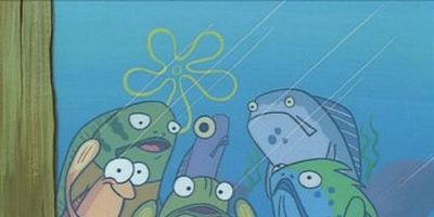 Cartel de Tritón Man y Chico Percebe/Pepinillos