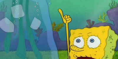 Cartel de Se busca ayudante/Limpia arrecifes/Té en la bóveda del árbol