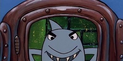 Cartel de Bob músculos/Calamardo, el fantasma poco amistoso