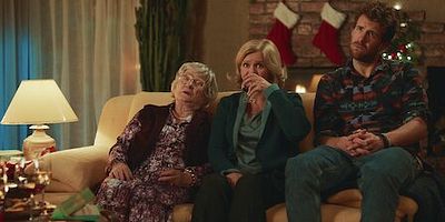 Cartel de Kartoffelsalat und Würstchen