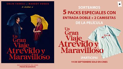 Disfruta de 'Un gran viaje atrevido y maravilloso' en cines: Sorteamos 5 packs de la película protagonizada por Margot Robbie y Colin Farrell noticias imagen