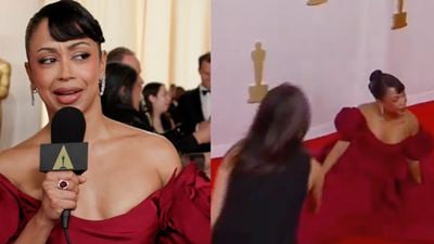A Jennifer Lawrence le sale competencia: La alfombra roja de los Oscar 2024 queda inaugurada con una caída