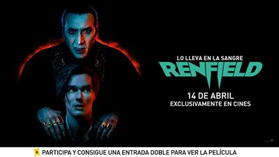Te invitamos a un planazo: disfruta de Nicolas Cage como Drácula en 'Renfield' con este sorteo de 5 entradas dobles