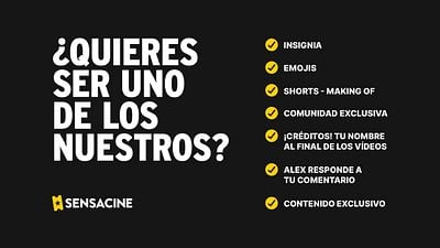 ¿Quieres ser uno de los nuestros? Nace un nuevo club de SensaCine para los más cinéfilos noticias imagen