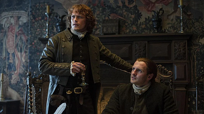 "No podíamos parar de reír": Sam Heughan y Steven Cree tuvieron que repetir 13 veces una toma de 'Outlander' noticias imagen