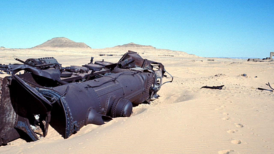 Este tren iba a recorrer más de 1.000 kilómetros hasta la Meca, hasta que llegó Lawrence de Arabia: sus restos aún siguen el desierto noticias imagen