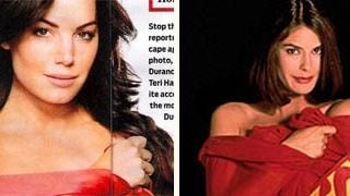 Erica Durance posa super sexy con la capa de Superman... ¡¡Sólo con ella!! noticias imagen