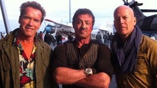 'The Expendables 2': imagen de Arnold Schwarzenegger, Sylvester Stallone y Bruce Willis