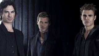 'Crónicas vampíricas': ¡Damon, Stefan, Klaus y Elena posan de lo más sexy!