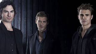 'Crónicas vampíricas': ¡Damon, Stefan, Klaus y Elena posan de lo más sexy!