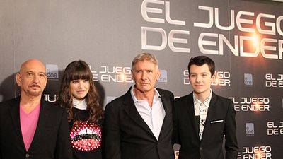 Harrison Ford y el equipo de 'El juego de Ender' visitan Madrid noticias imagen