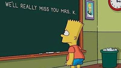Los Simpson rinde homenaje a la Sita Krabappel