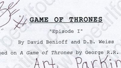 'Juego de Tronos': A la venta en eBay el guión original del episodio piloto noticias imagen