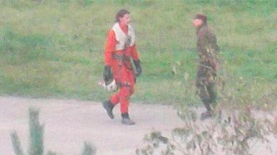 'Star Wars: Episodio VII': Primer vistazo a Adam Driver y Gwendoline Christie  noticias imagen