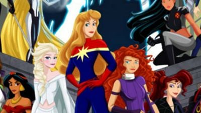 ¡Increíble ilustración de las princesas Disney como superheroínas de Marvel!