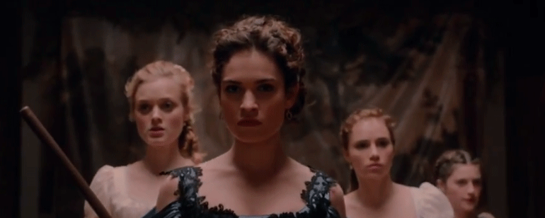 'Orgullo y prejuicio y zombies': Revelado el primer tráiler y póster de la película de Lily James noticias imagen