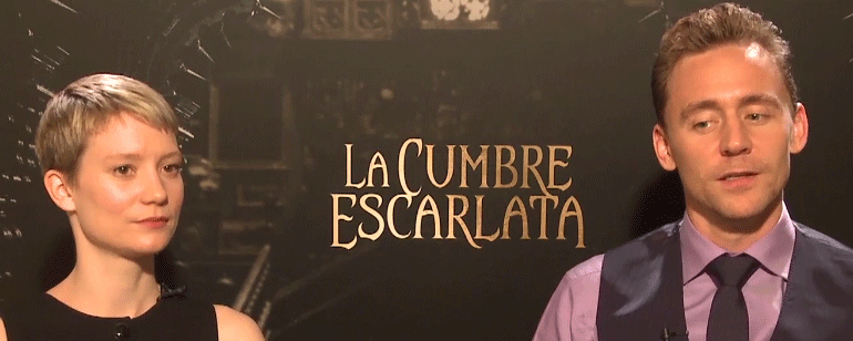 'La cumbre escarlata': Entrevistamos a Guillermo del Toro, Mia Wasikowska y Tom Hiddleston noticias imagen