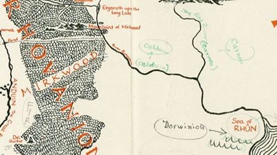 'El señor de los anillos': Una librería halla un mapa de la Tierra Media manuscrito por J.R.R. Tolkien