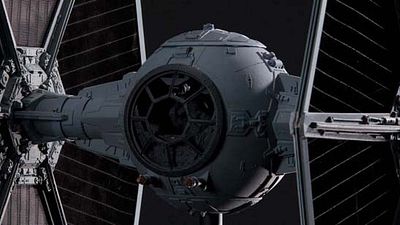 'Star Wars': Un fan construye una nave TIE Fighter de luces de navidad noticias imagen