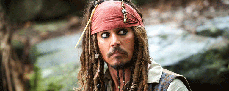 Johnny Depp se inspiró en los dibujos animados para crear a Jack Sparrow