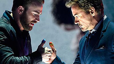 Chris Evans y Robert Downey Jr. tienen una guerra de pulgares en los Kids Choice Awards noticias imagen