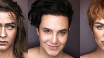 'Juego de tronos': Alucina con este fan capaz de transformarse en los personajes de la serie solo con maquillaje noticias imagen