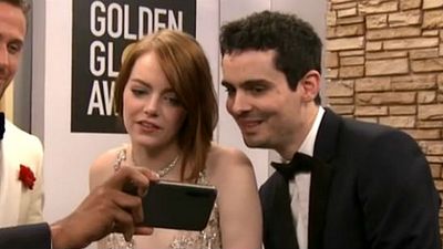 Globos de Oro 2017: Así fue la reacción de Emma Stone tras ver el beso entre Ryan Reynolds y Andrew Garfield noticias imagen