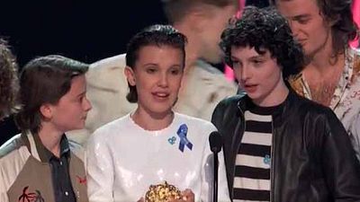 'Stranger Things': el entrañable discurso de los protagonistas al recoger el premio a 'Serie del Año' en los MTV Awards noticias imagen