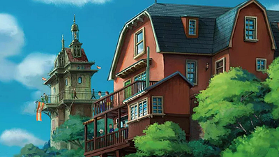 Adéntrate en el universo de Studio Ghibli con el 'concept art' del parque de atracciones