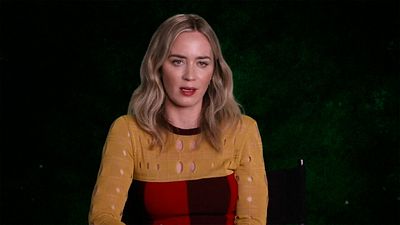 Emily Blunt en EXCLUSIVA: "Un lugar tranquilo 2' es desgarradora y aterradora pero es una historia muy humana"