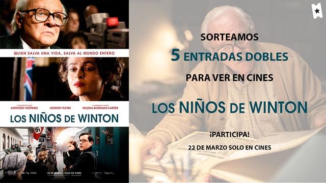Sorteamos 5 entradas dobles para ver en cines 'Los niños de Winton', la película protagonizada por Anthony Hopkins y Helena Bonham Carter