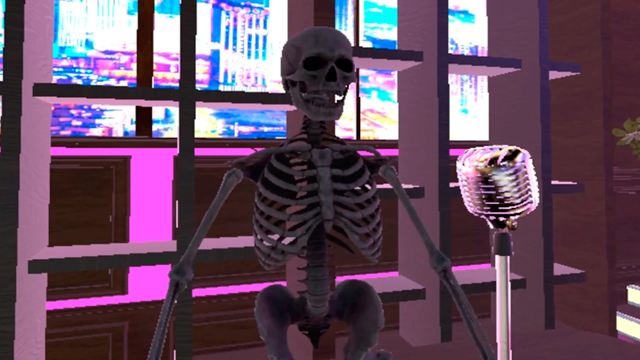 Surrealista, hipnótica (y arriesgada) 'DegenerIA': el impredecible esqueleto de El Rubius que lleva días haciendo chistes en directo y al que ChatGPT escribe los diálogos al momento