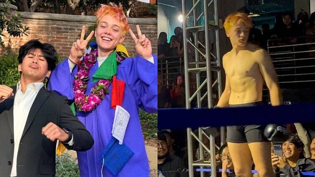 El hijo de Angelina Jolie y Brad Pitt se gradúa horas antes de competir en una pelea de Muay Thai: "Voy a noquearlos" noticias imagen