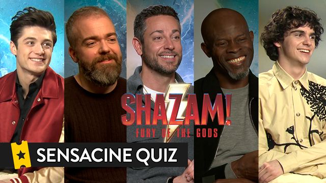 Los protagonistas de '¡Shazam! La furia de los dioses' responden a las preguntas de Internet: ¿Cómo fue que Helen Mirren te diese una patada espartana?