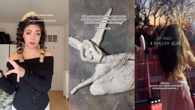 TikTok merece la pena solo por el contenido de esta estudiante de medicina: llevó un corsé que ella misma se hizo a los Premios Ídolo y unos días más tarde Syney Sweeney lució uno muy similar noticias imagen