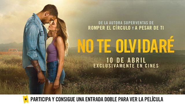 'No te olvidaré', de novela superventas a la gran pantalla: Sorteamos 5 entradas dobles para que disfrutes de la película en el cine noticias imagen